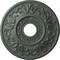 Ekena Millwork Valletta Ceiling Medallion (Fits Canopies up to 3 1/2"), 18"OD x 3 1/2"ID x 1"P, Cloud Burst Crackle CM18VLCBC - alternate 1